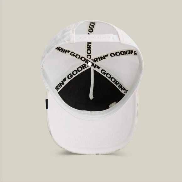 Goorin bros. Bestie Dog Embroidered Cream Cap. Bestie Camo trucker hat - Picture 9 of 9